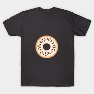 White Donut and Chocolate Sprinkles T-Shirt